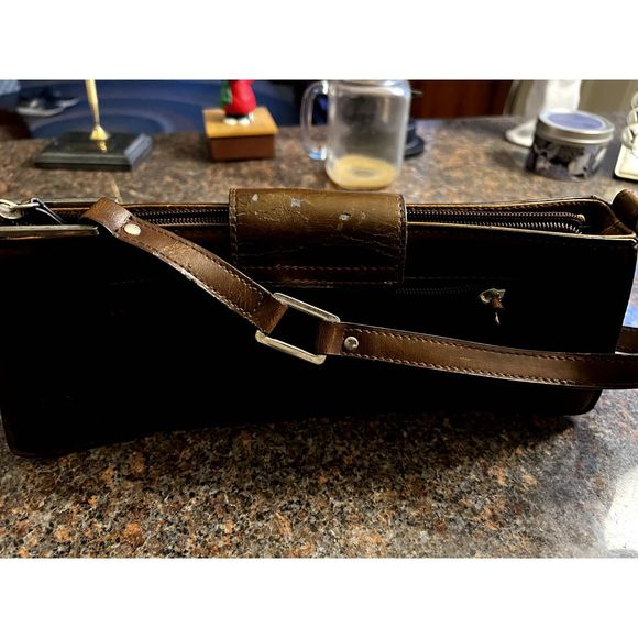 Vintage Unique Brown Handbag - Picture 2 of 6